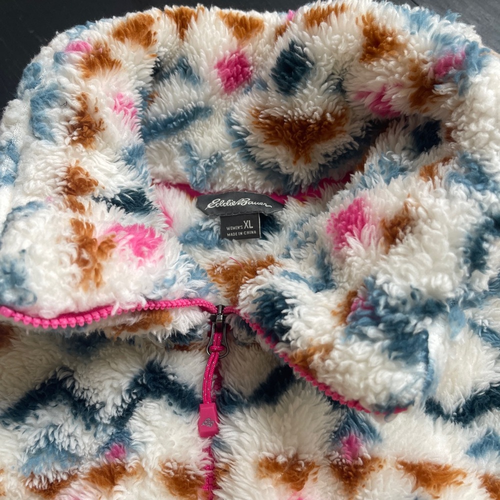 Eddie Bauer Fleece Cozy Multicolor Patterned - image 4